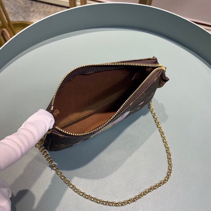 Louis Vuitton Pikachu Print Mini Pochette Accessoires M58009