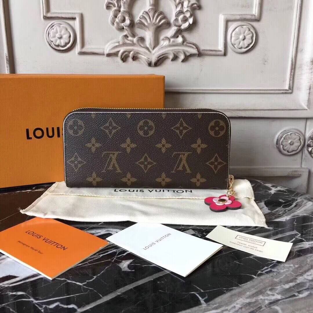 Louis Vuitton Monogram Cavas Clemence Wallet M64201