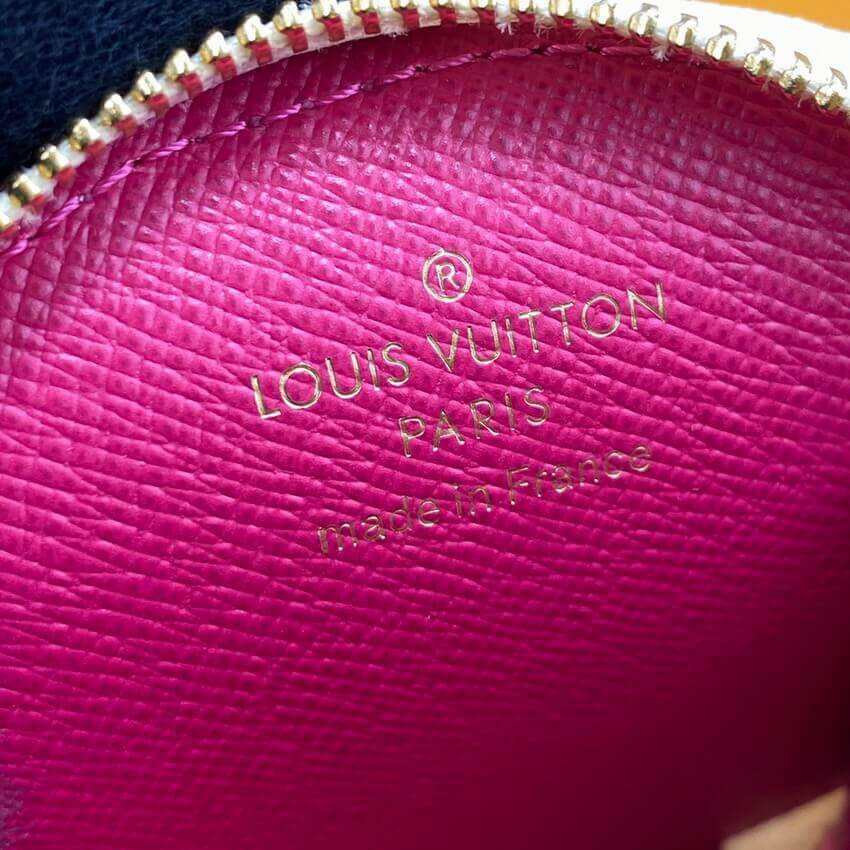 Louis Vuitton Damier Azur Round Coin Purse N60493