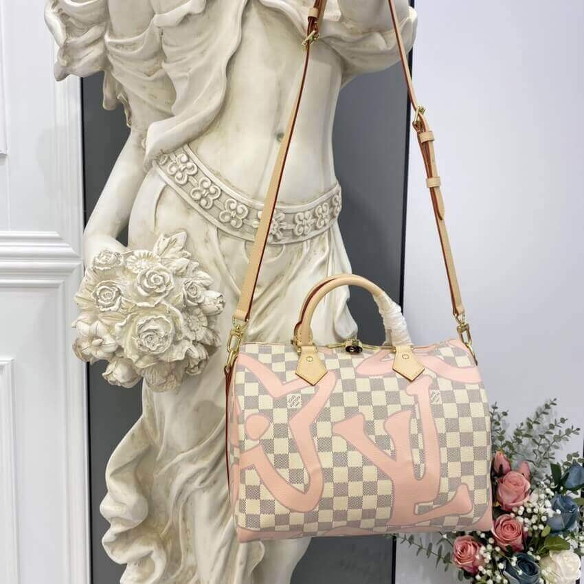 Louis Vuitton Damier Azur Speedy Bandouliere 30 N41052