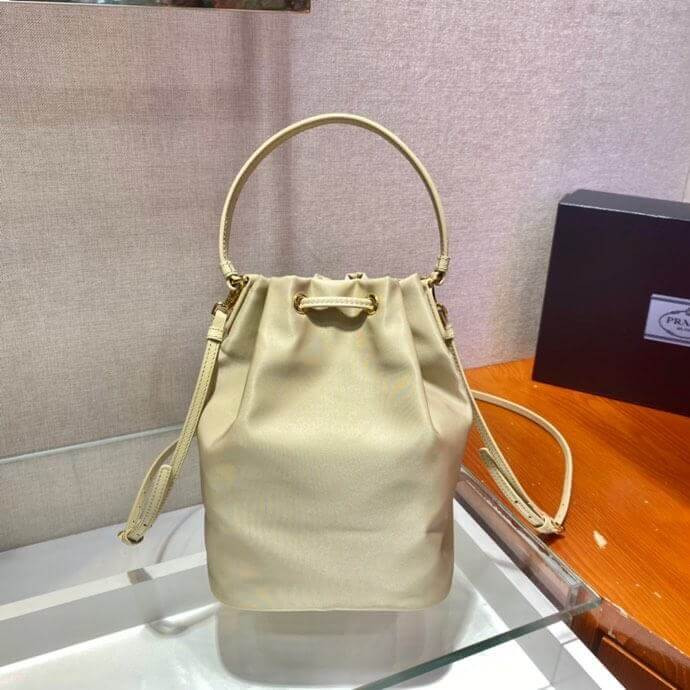 Prada Duet Leather Shoulder Bag 1BH038