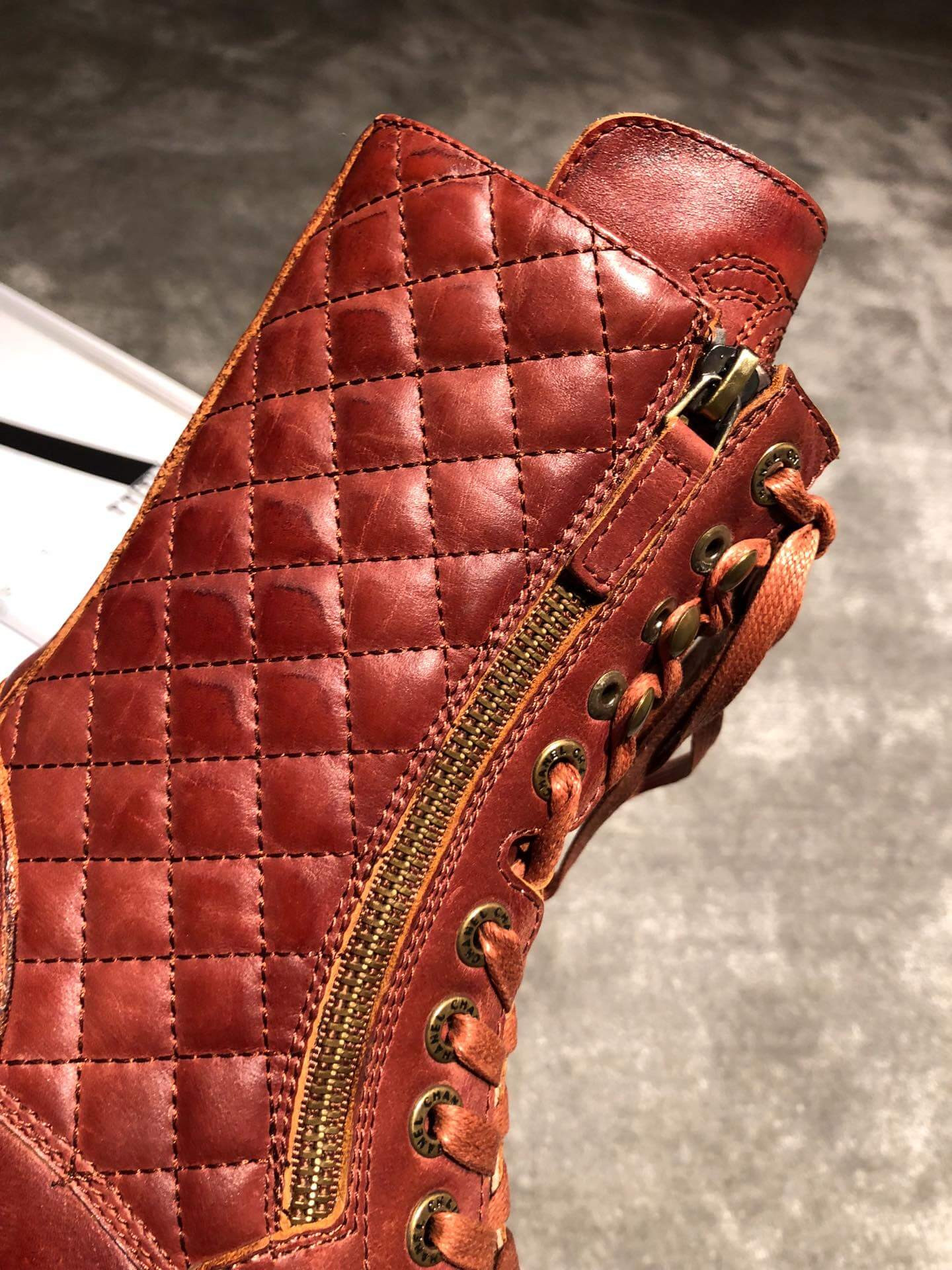 Chanel Frye Harness Boot C1120B