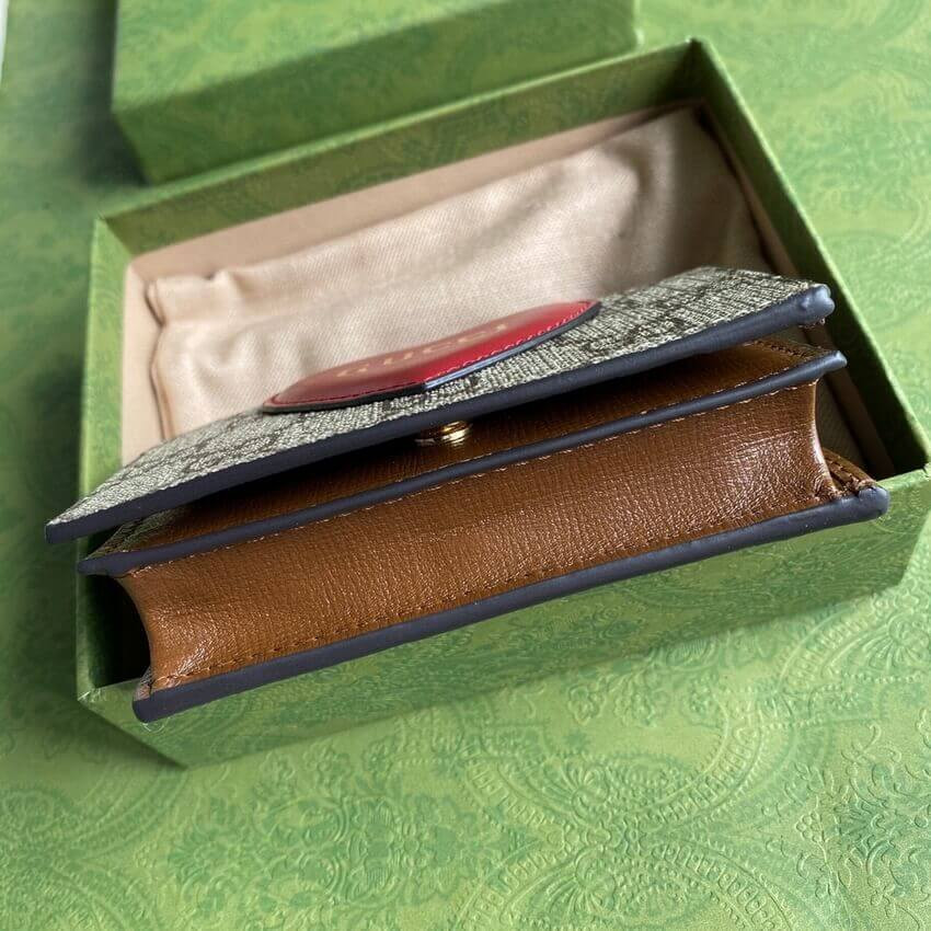 Gucci Valentines Day Card Case Wallet 648848