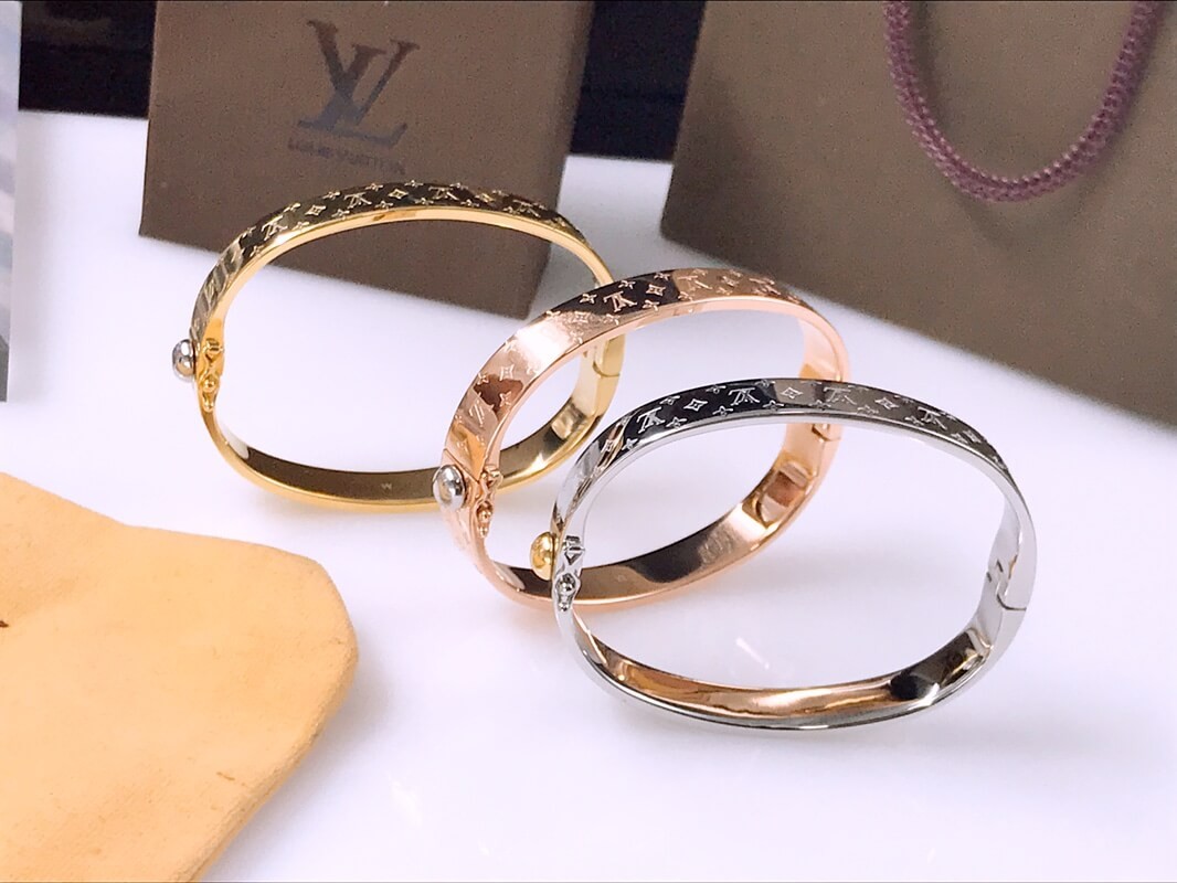 Louis Vuitton Nanogram Cuff Bracelet and Bangle M00251