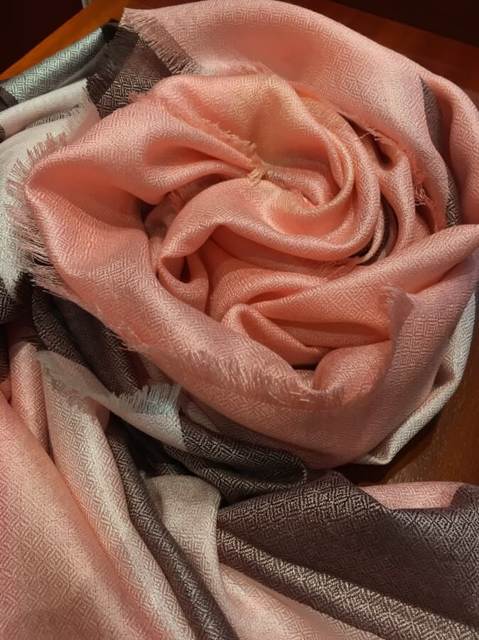 Burberry Check Wool Scarf 3743