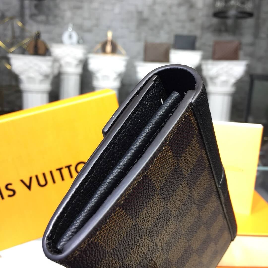 Louis Vuitton Damier Ebene Clapton Wallet N64449