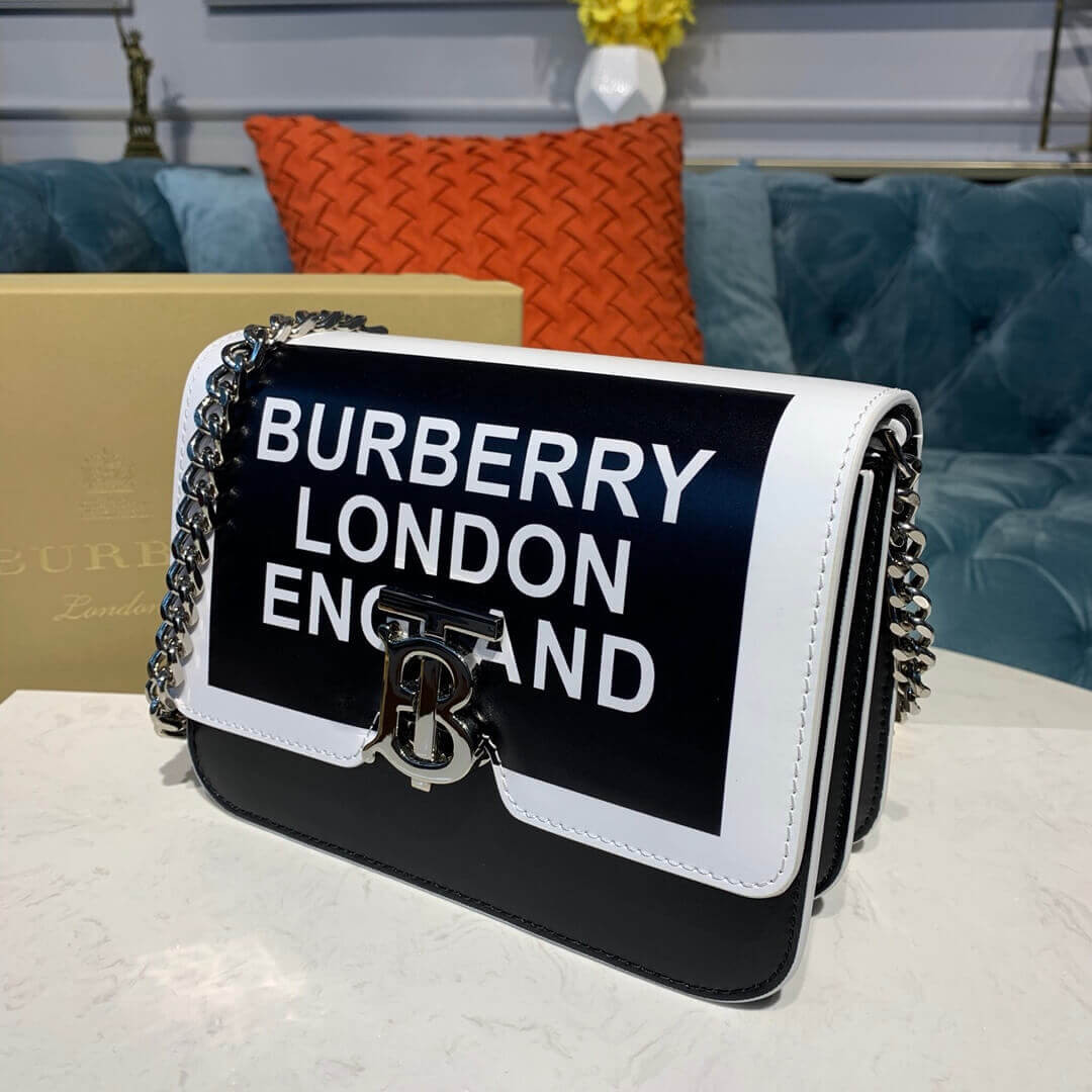 Burberry Small Plain Leather TB Bag 80124761
