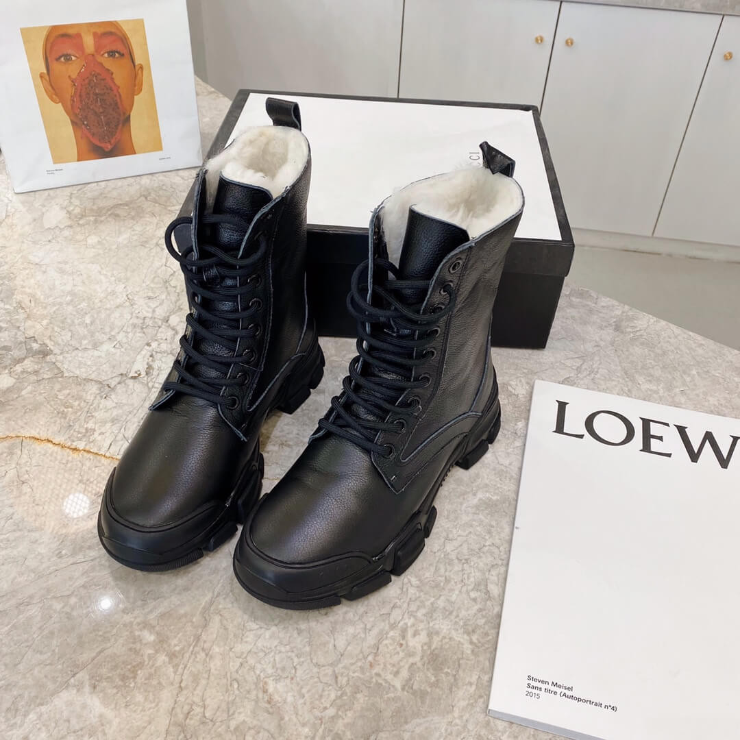 Gucci GG Wool Ankle Boot G1120C