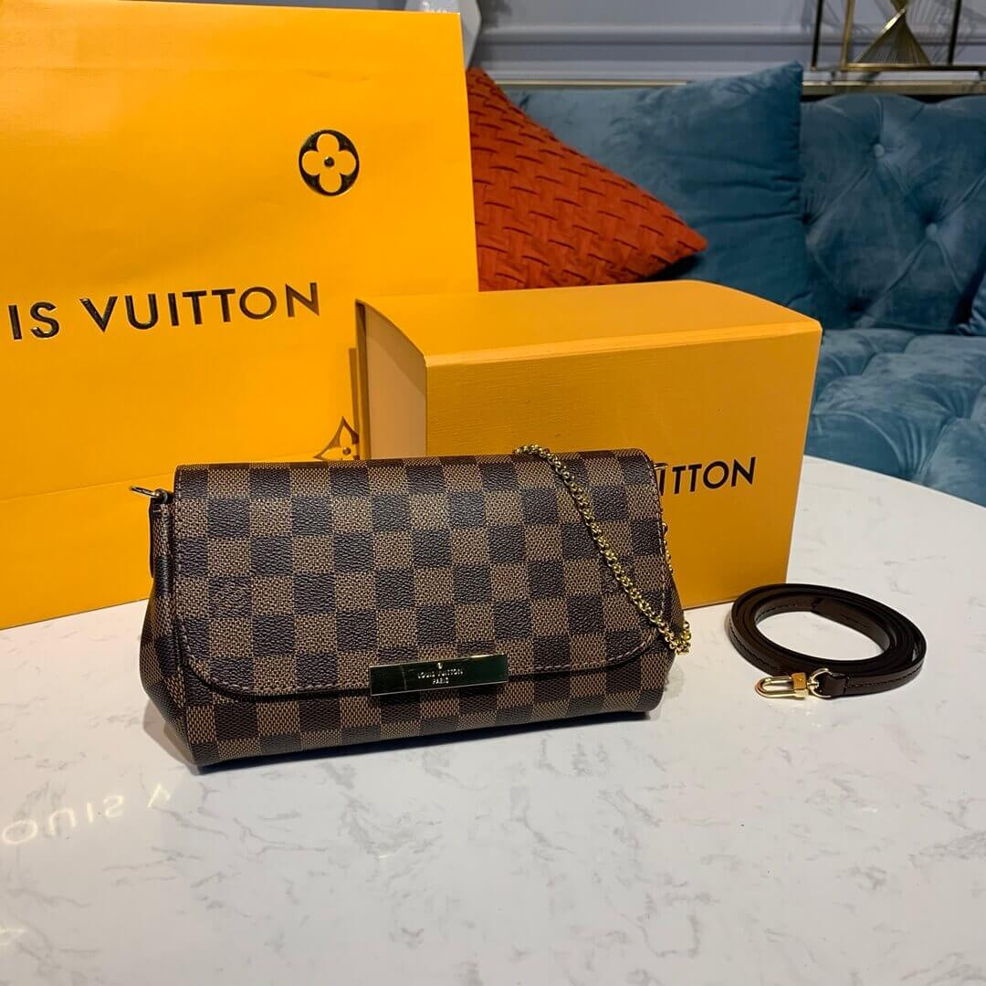 Louis Vuitton Damier Ebene Canvas Favorite PM N41276