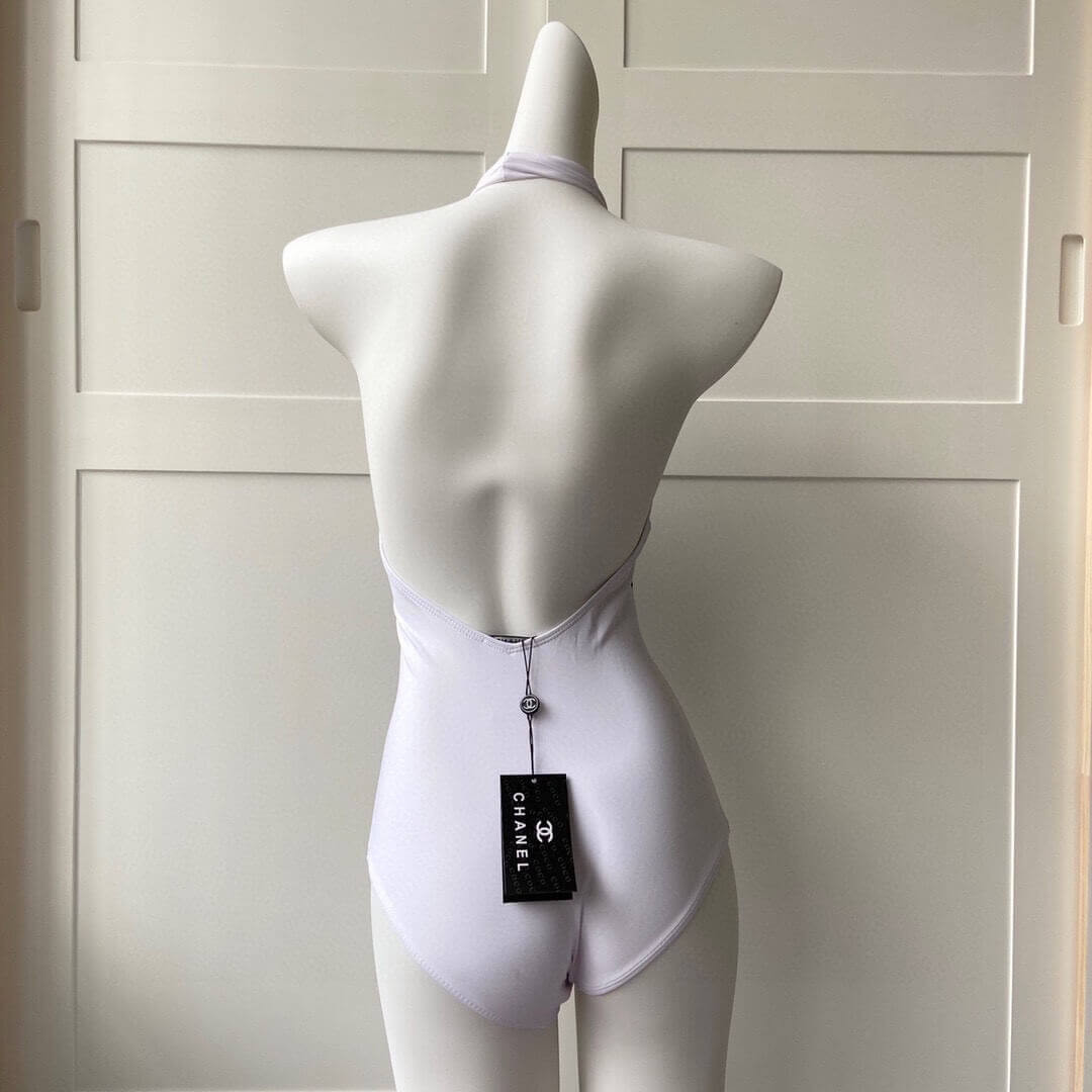 Chanel Printed Jersey One Piece Swimsuit P63162