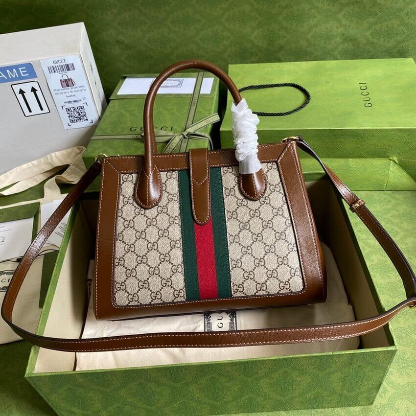 Gucci Jackie 1961 Medium Tote Bag 649016 GG Supreme