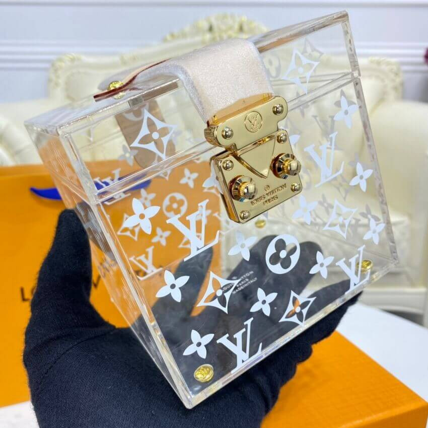 Louis Vuitton Cube Scott Box in Transparent GI0481