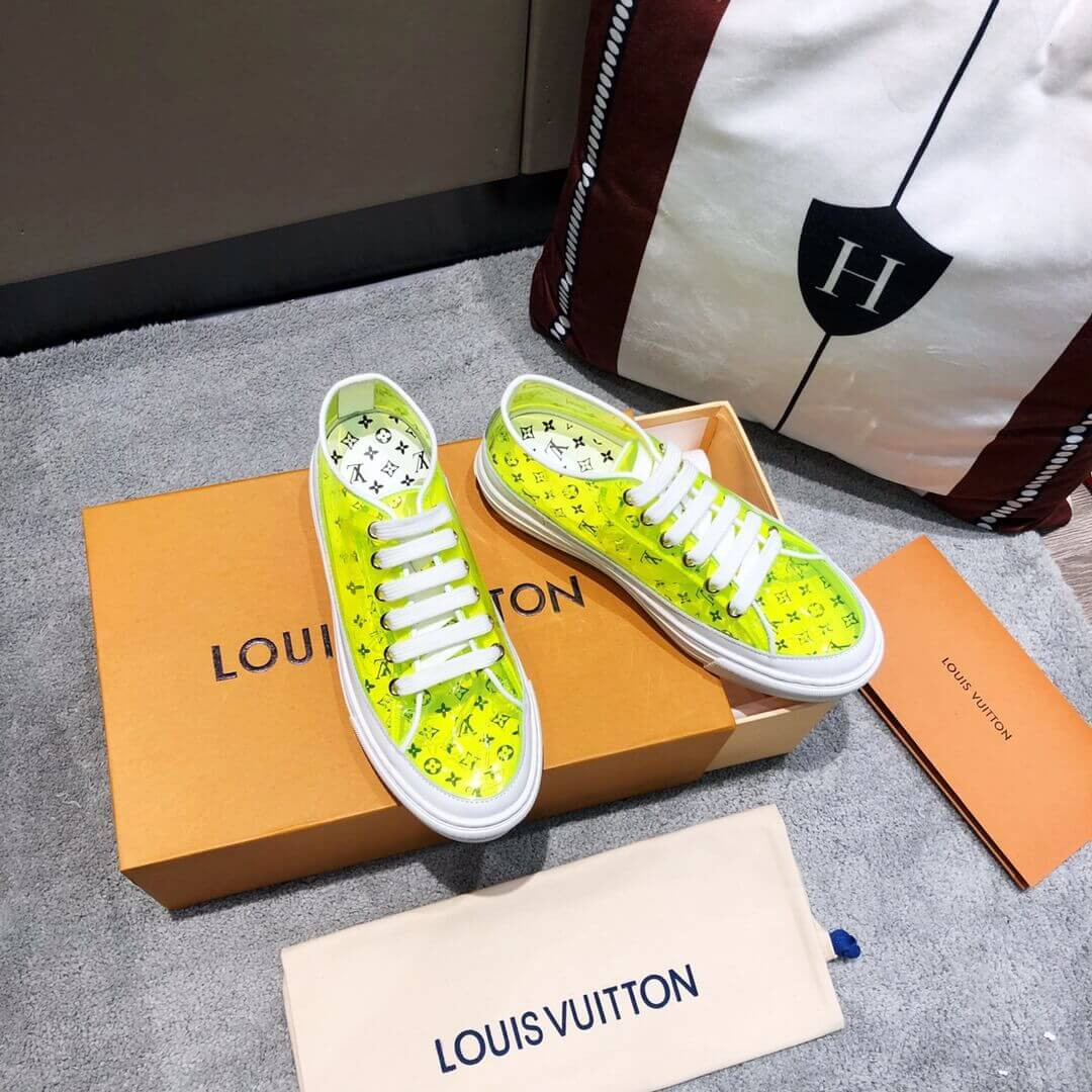 Louis Vuitton Yellow PVC Sneakers