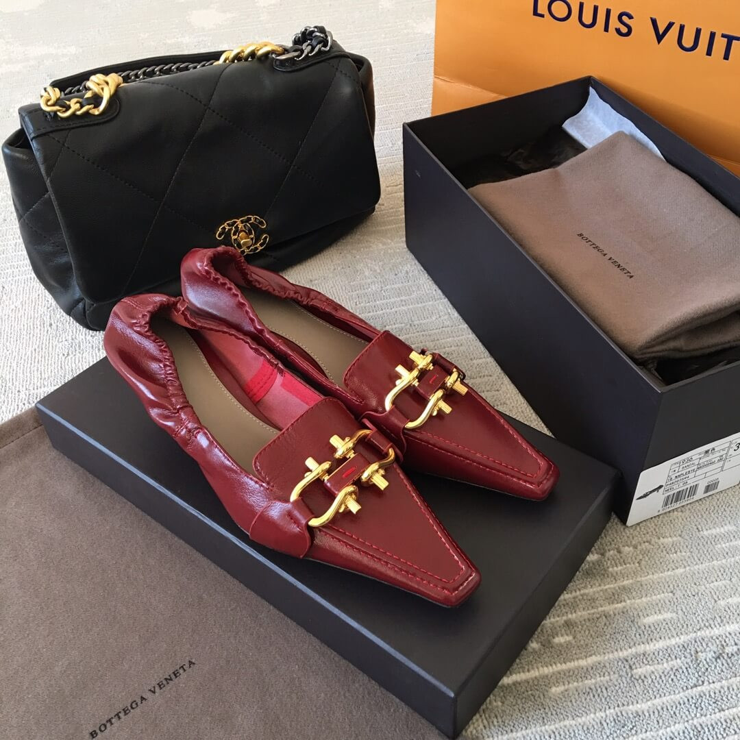 Bottega Veneta Madame Nappa Leather Pumps 608881