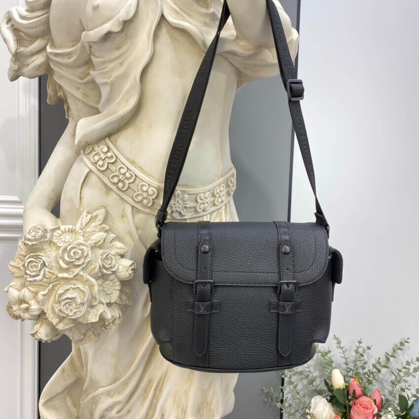 Louis Vuitton Taurillon Leather Christopher Messenger Bag