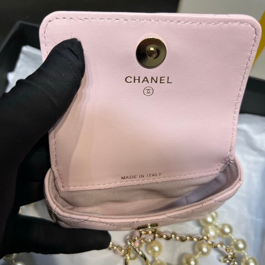 Chanel Lambskin Belt Bag AP2654 Pink