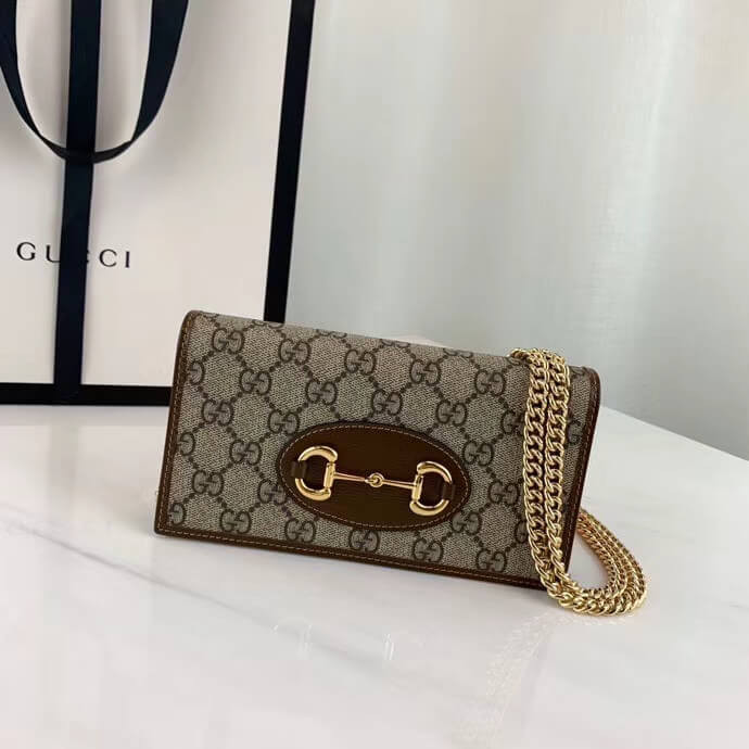 Gucci 1955 Horsebit Wallet With Chain 621892