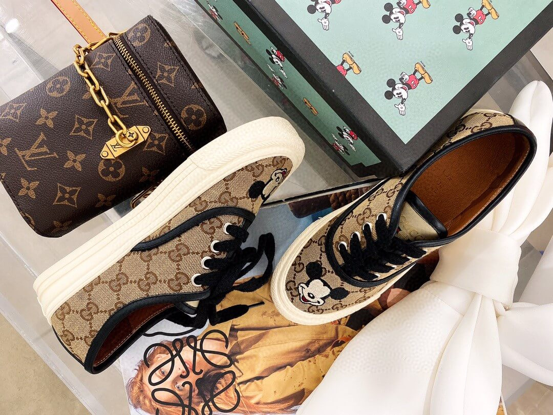 Gucci GG Disney x Gucci Sneaker 875604 Black