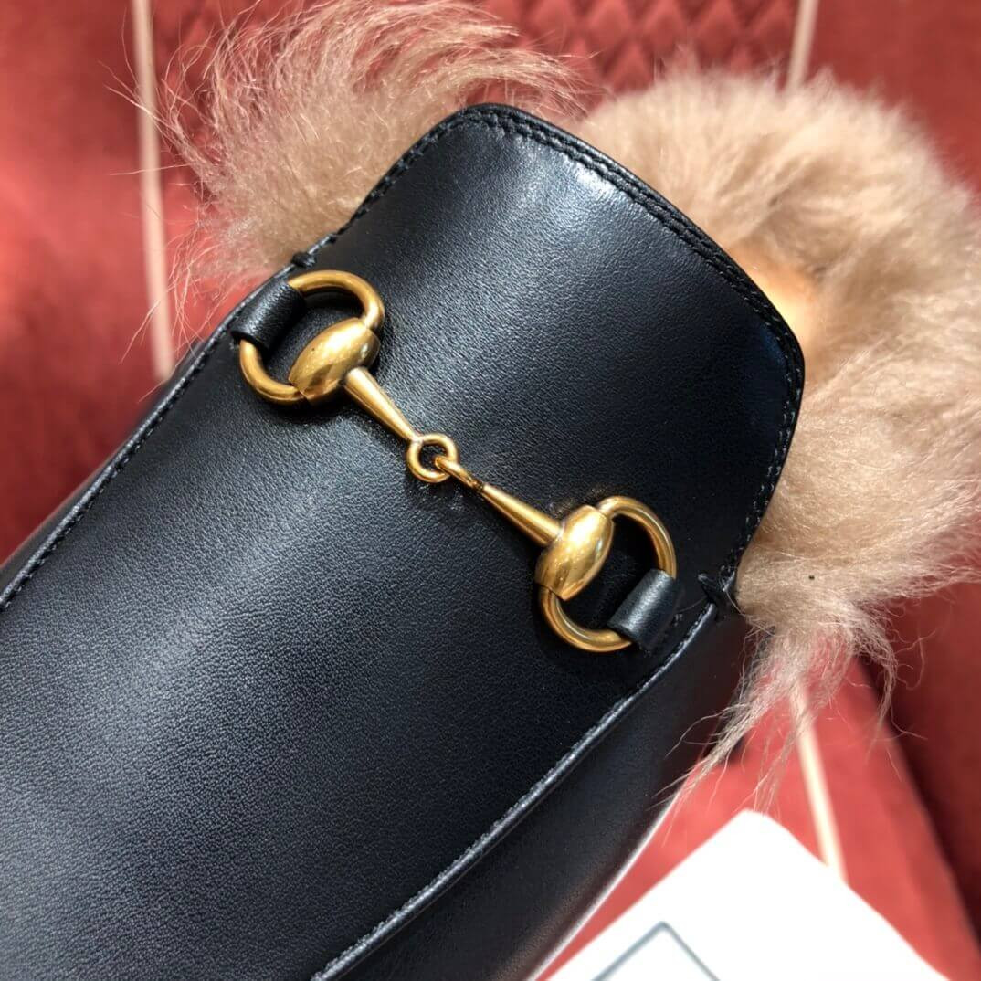 Gucci Princetown Leather Slipper 397749