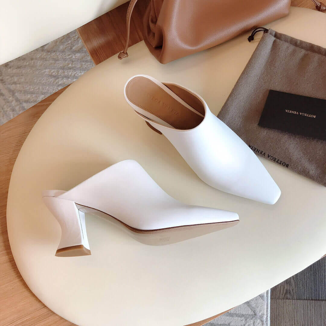 Bottega Veneta Almond Mules 608838