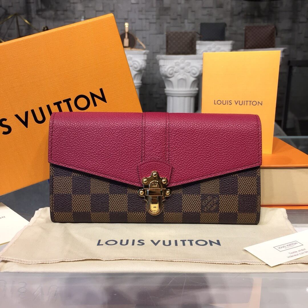 Louis Vuitton Damier Ebene Clapton Wallet N64449