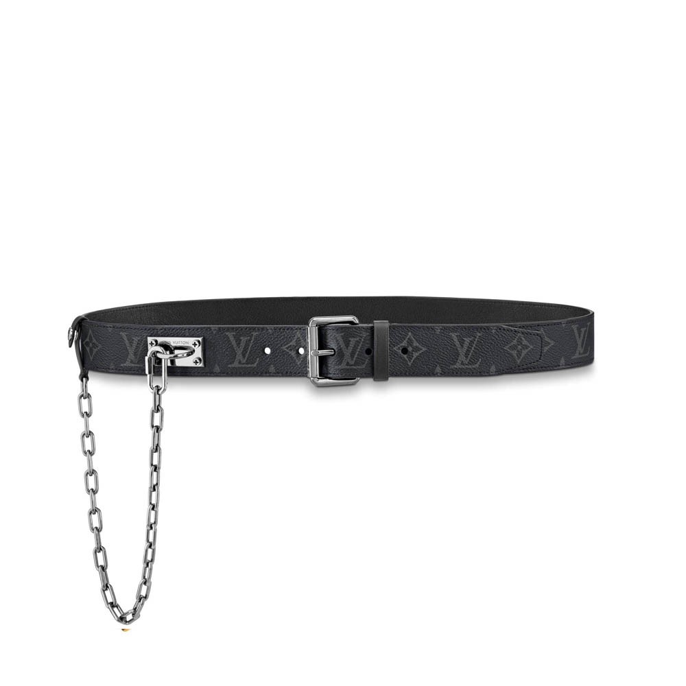 Louis Vuitton Signature Chain 35mm Belt M0179T