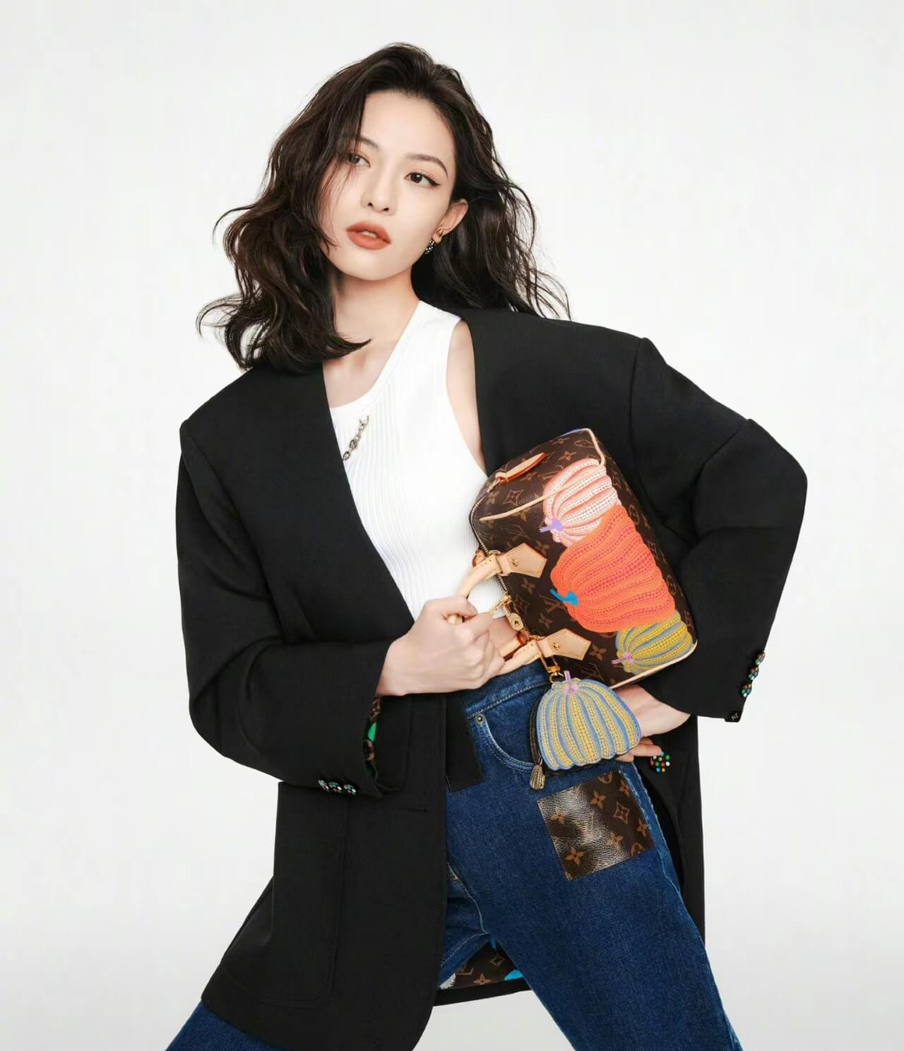 Louis Vuitton x Yayoi Kusama Speedy Bandouliere 20 M46469