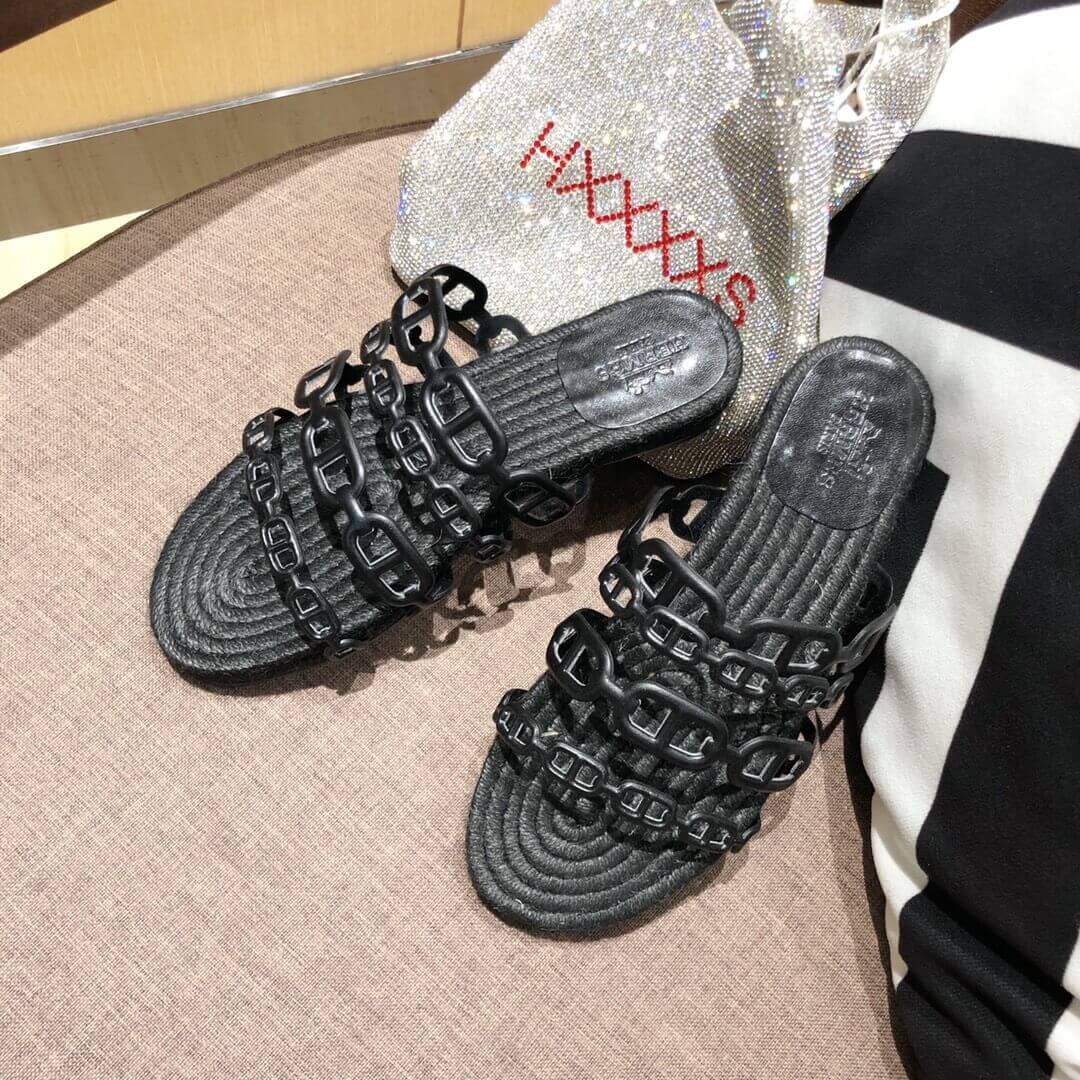 Hermes Ancone Espadrille Nappa Leather H2011