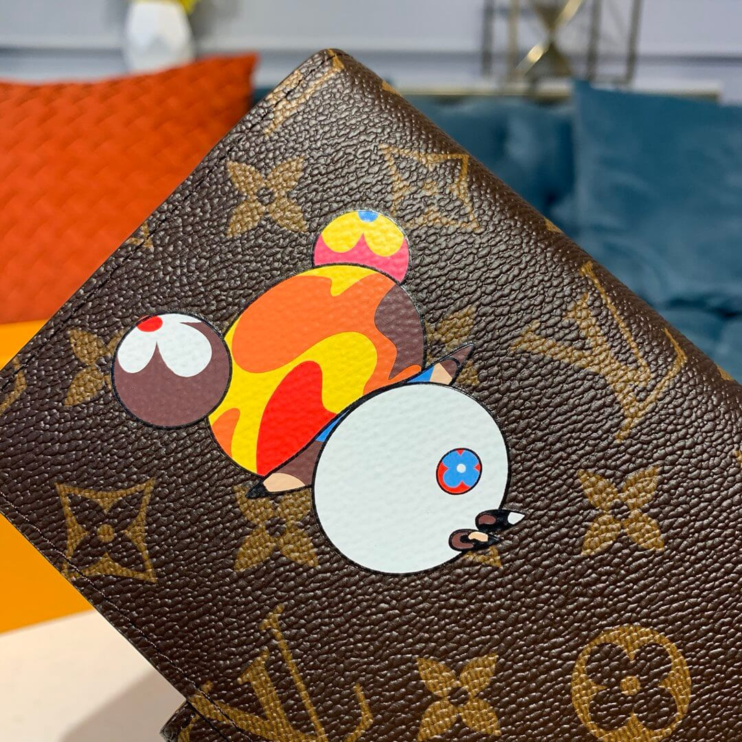 Louis Vuitton Monogram Panda Print Small Ring Agenda Cover R20005