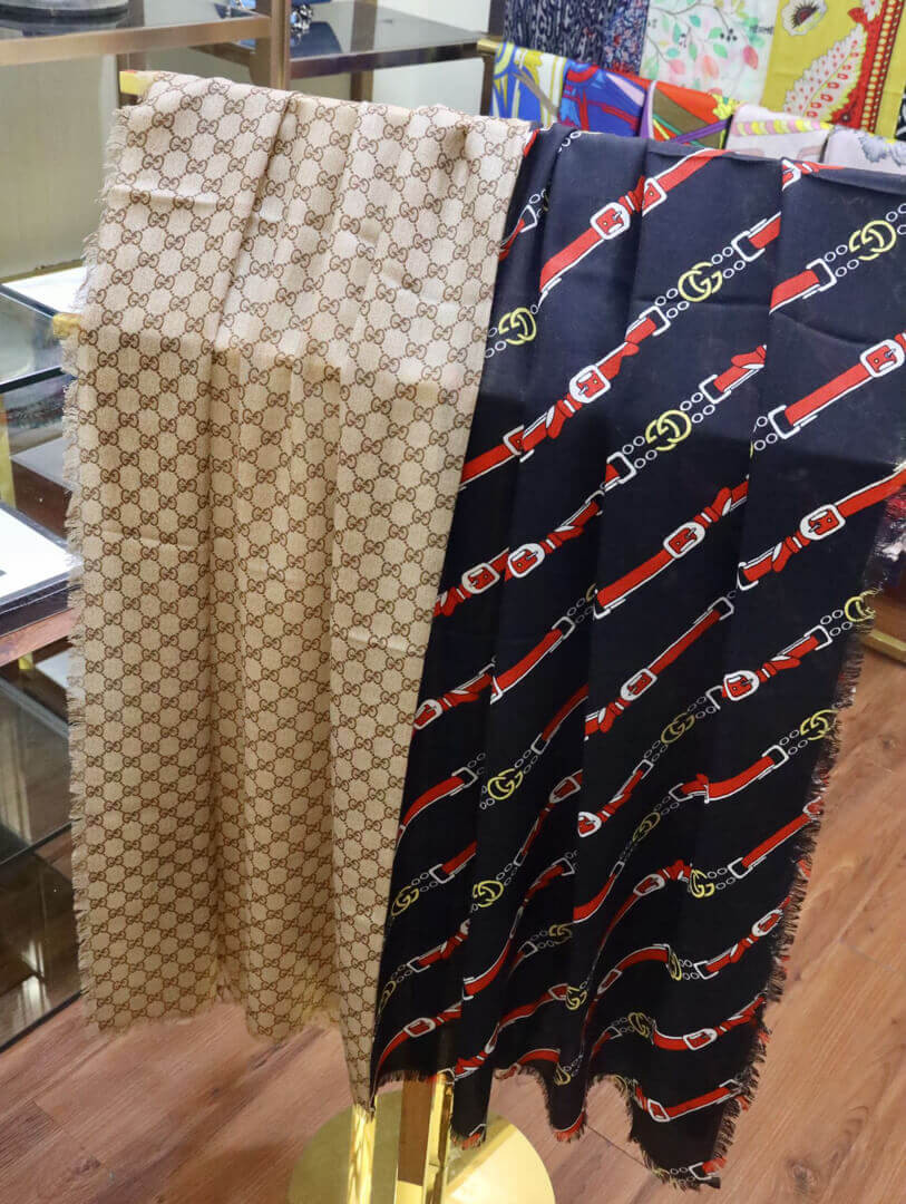 Gucci GG Jacquard Shawl 637220