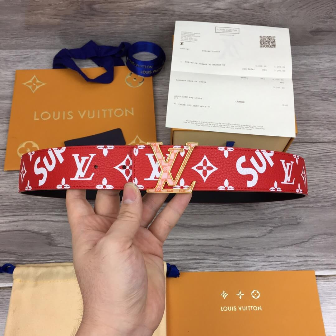 Louis Vuitton Supreme Initiales 40mm Belt MP015