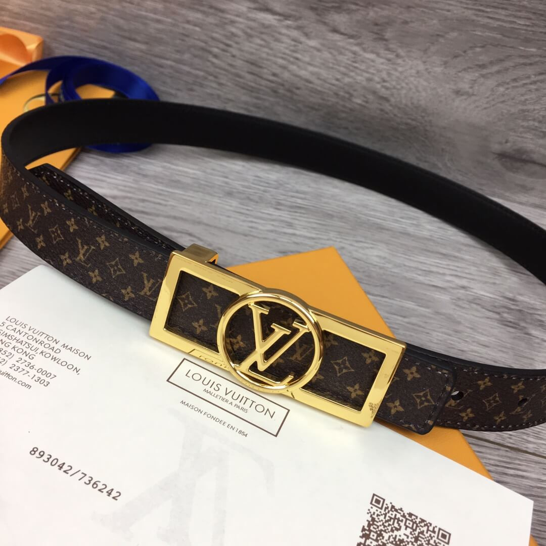 Louis Vuitton Dauphine 25mm Reversible Belt M0125