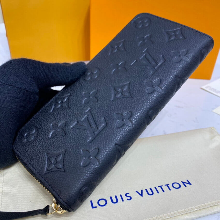 Louis Vuitton Monogram Empreinte Leather Clemence Wallet M60171