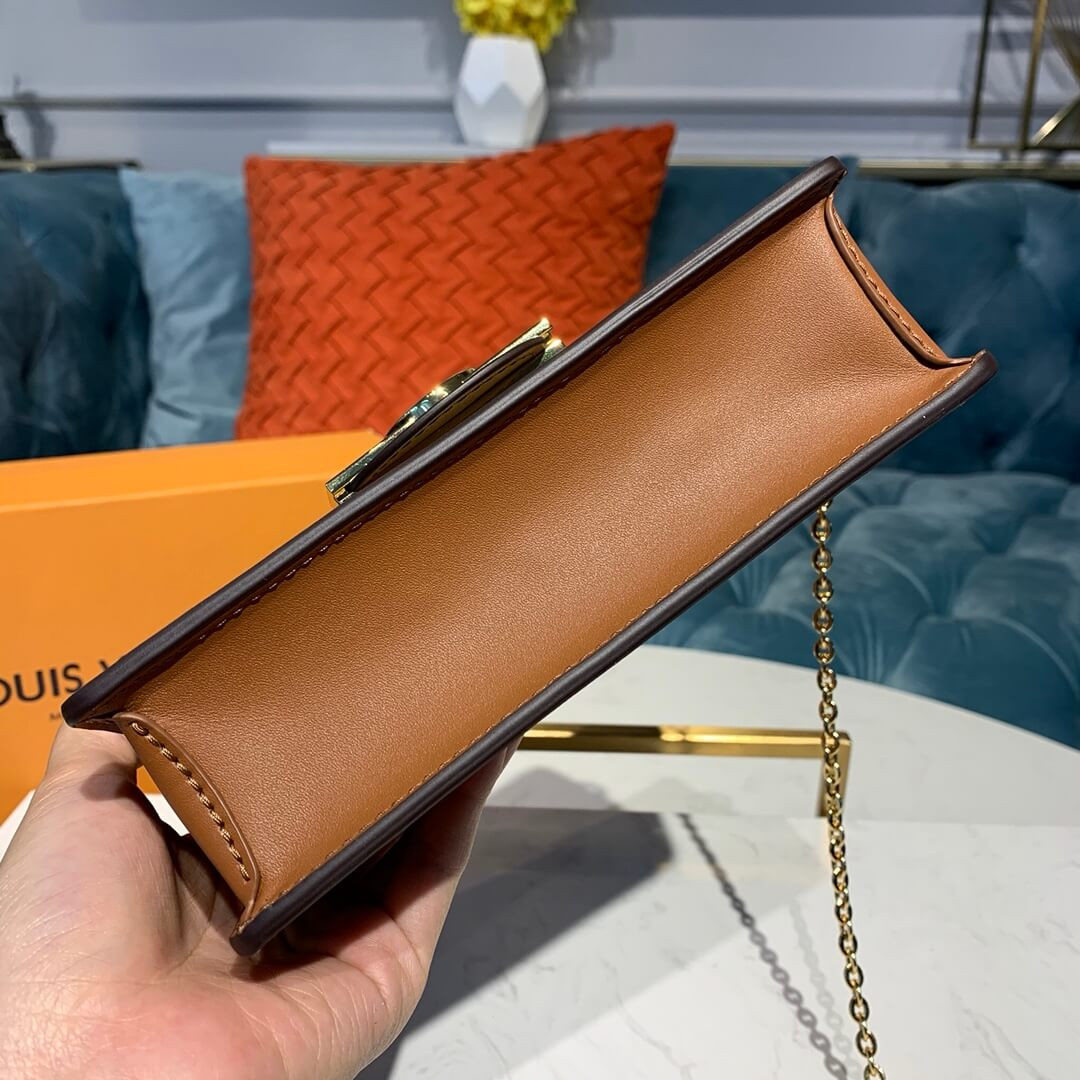 Louis Vuitton Monogram Reverse Canvas Dauphine Chain Wallet M68746