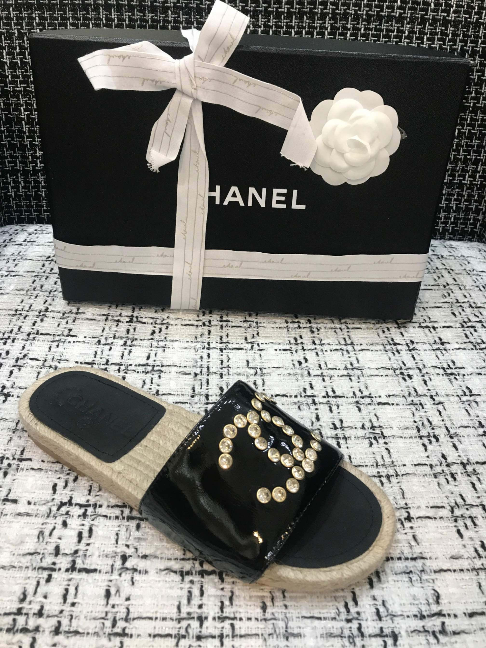 Chanel Paten Calfskin Mules G35603