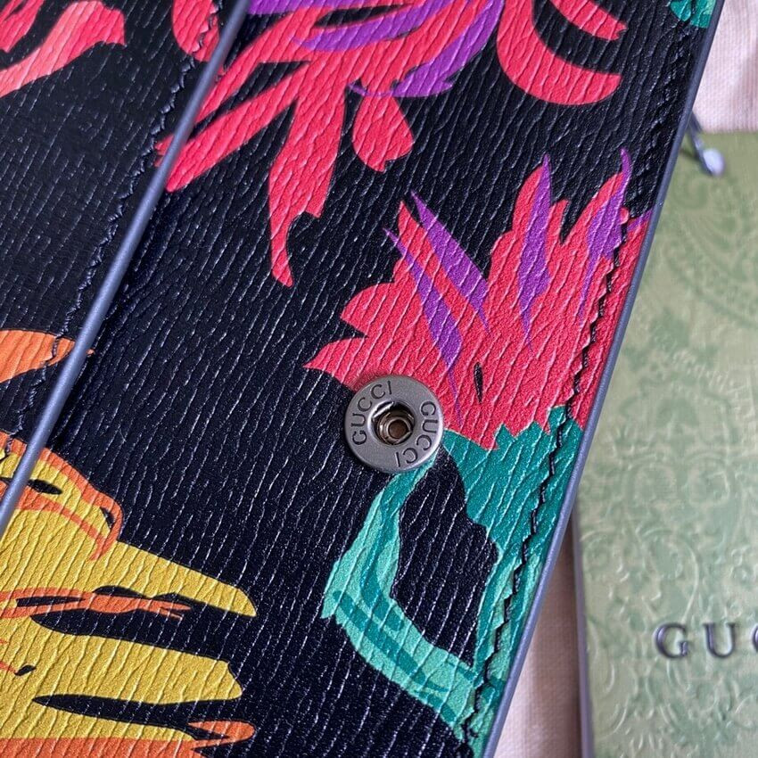 Gucci Dionysus Ken Scott Print Super Mini Bag 476432 Black