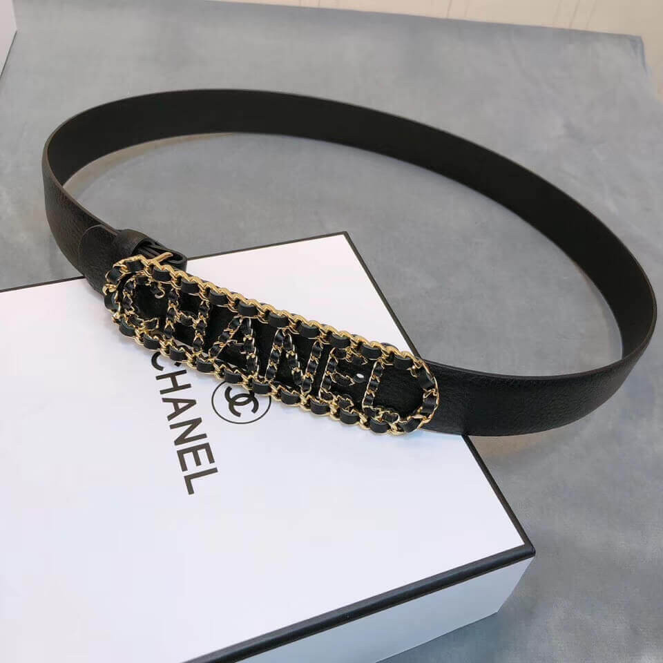 Chanel Clemence Calfskin 30mm Belt AA6600