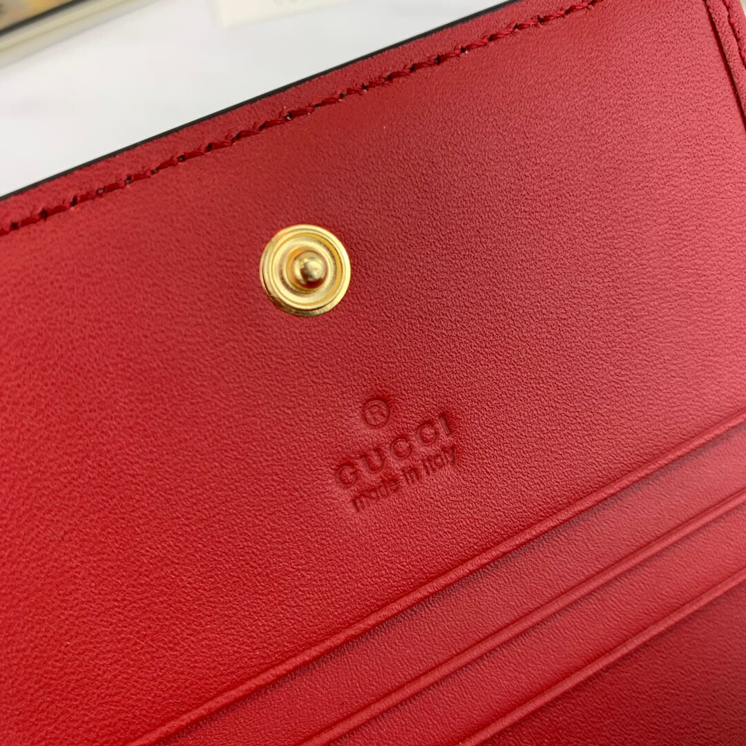 Gucci GG Blooms Card Case Wallet 453176