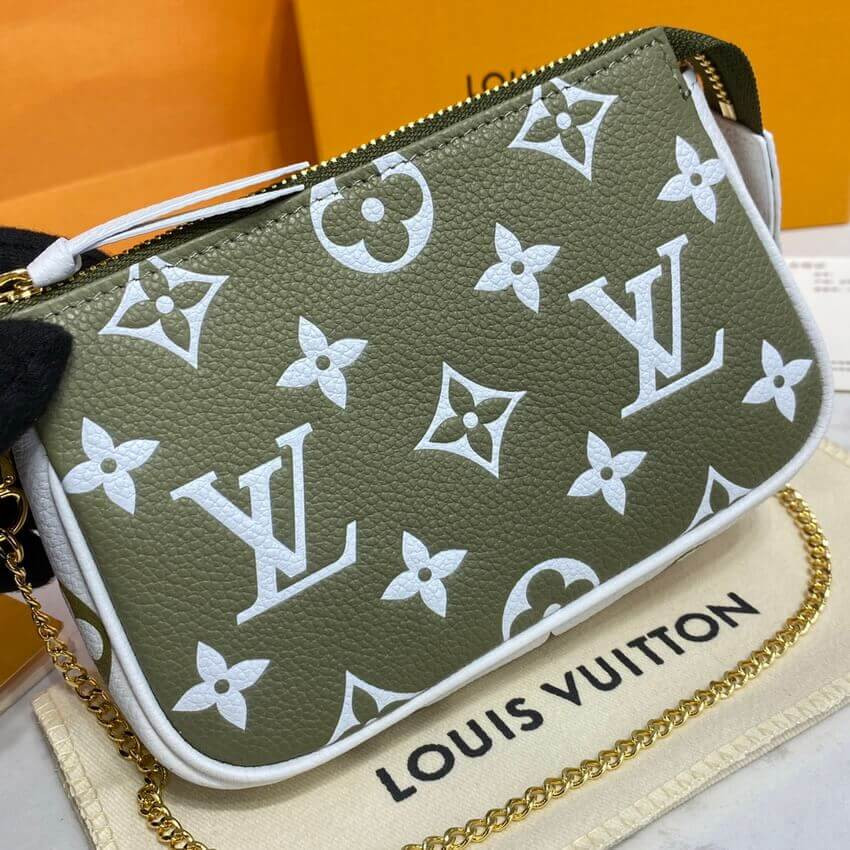 Louis Vuitton Monogram Empreinte Leather Mini Pochette Accessoires M81284