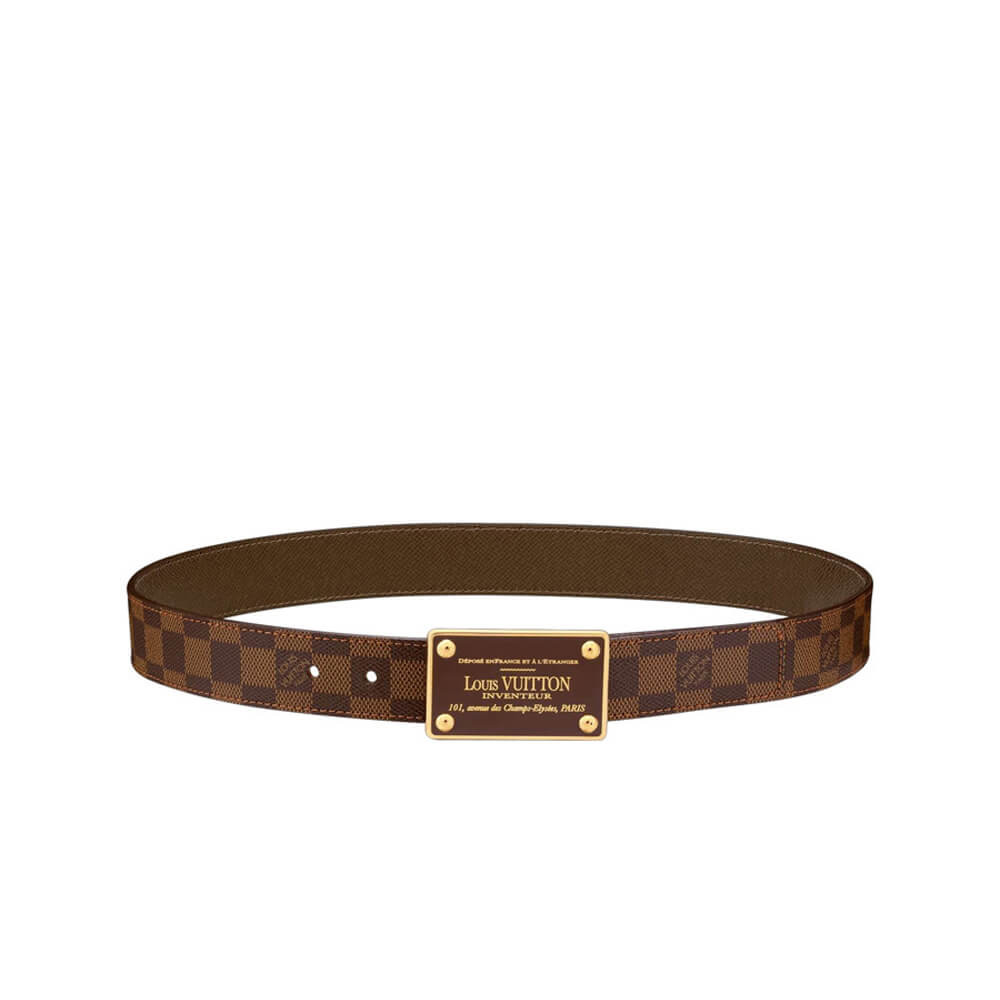 Louis Vuitton LV Inventeur Damier 35mm Reversible Belt M9677Q