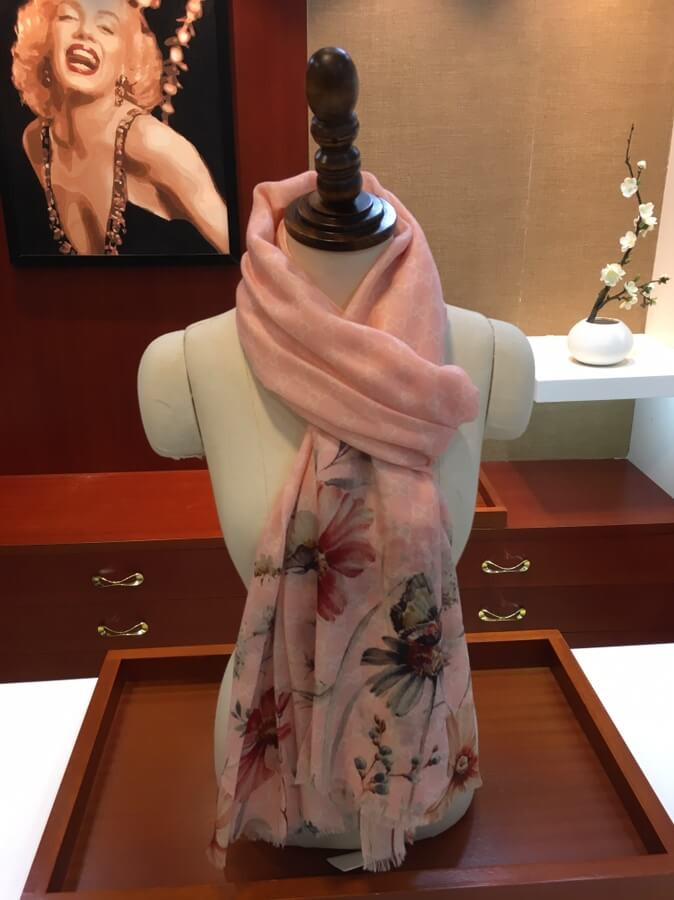 Gucci GG Blooms Print Scarf 499225