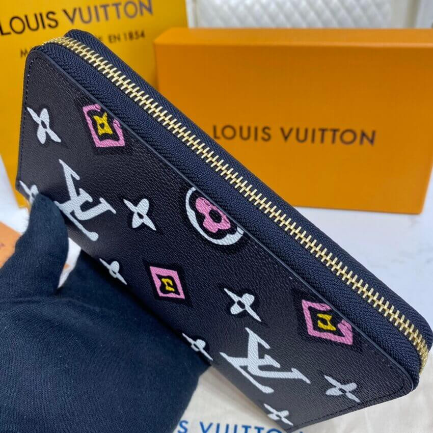 Louis Vuitton Monogram Pattern Zippy Wallet M80676 M80683