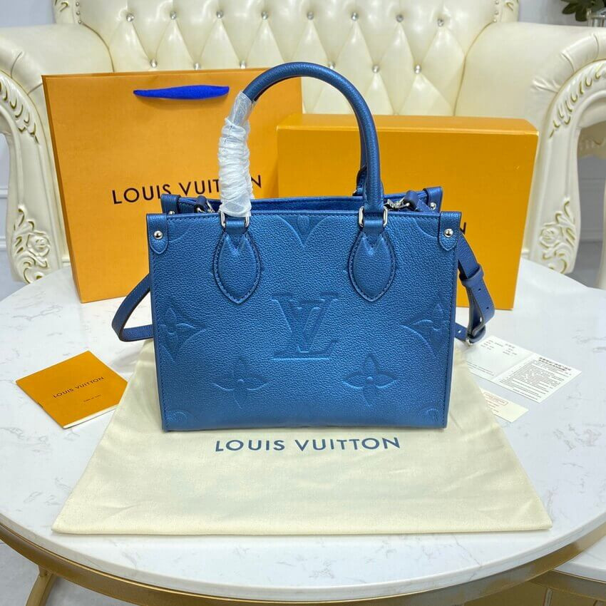 Louis Vuitton Onthego PM M58956 Navy Nacre