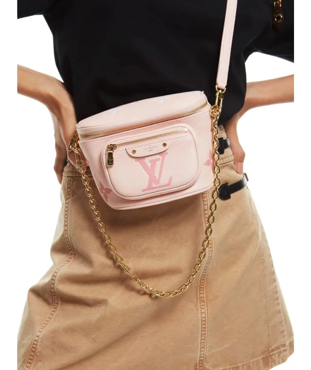 Louis Vuitton Monogram Empreinte Mini Bumbag M82347