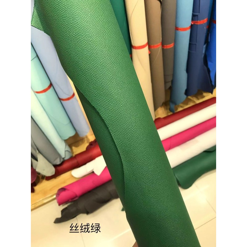 Hermes makes exclusive leather Togo calfskin: Green