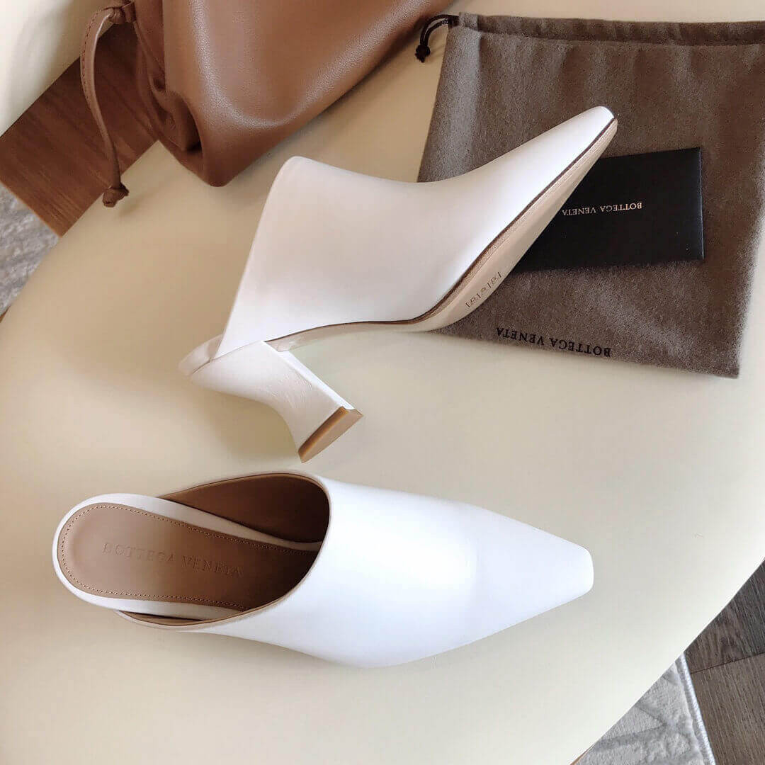 Bottega Veneta Almond Mules 608838