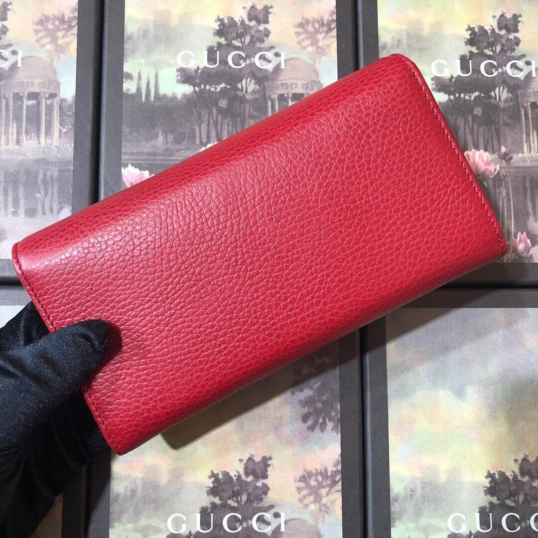 Gucci Leather Continental Wallet 456116