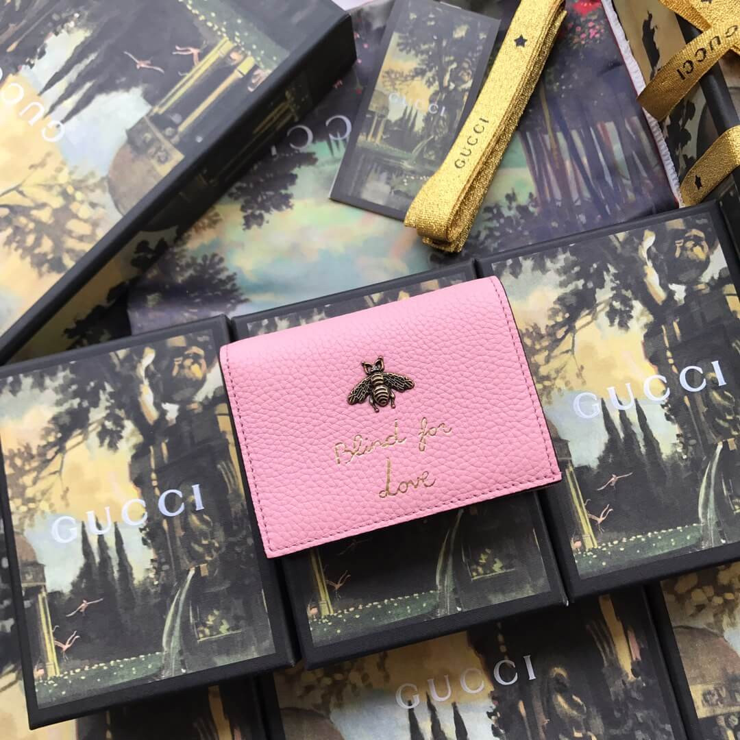 Gucci Animalier Card Case Wallet 460185