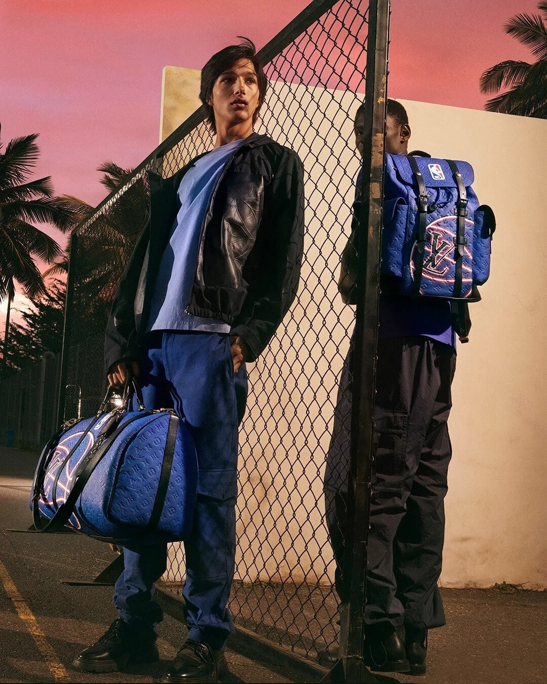 Louis Vuitton LVxNBA Christopher MM Backpack M21104 Blue