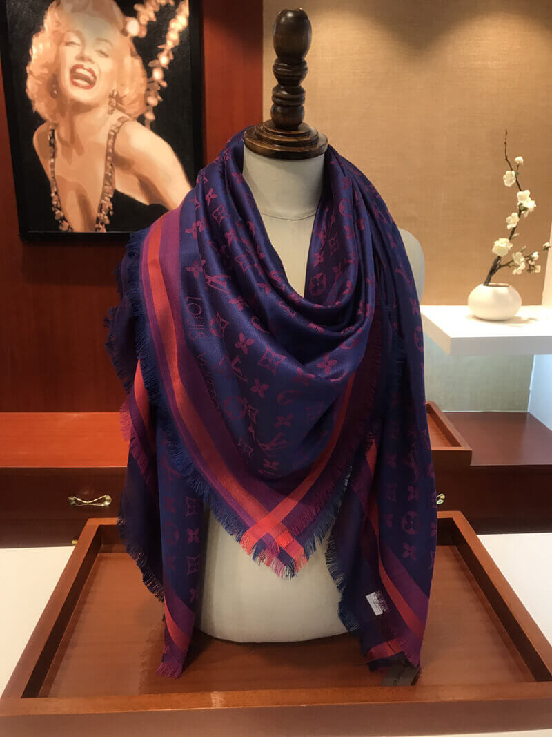 Louis Vuitton Monogram Shine Shawl 3506